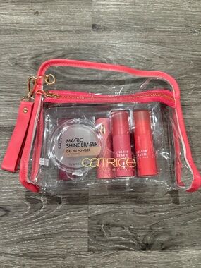 Catrice Pink Blush Trio with Magic Shine Eraser - Pink